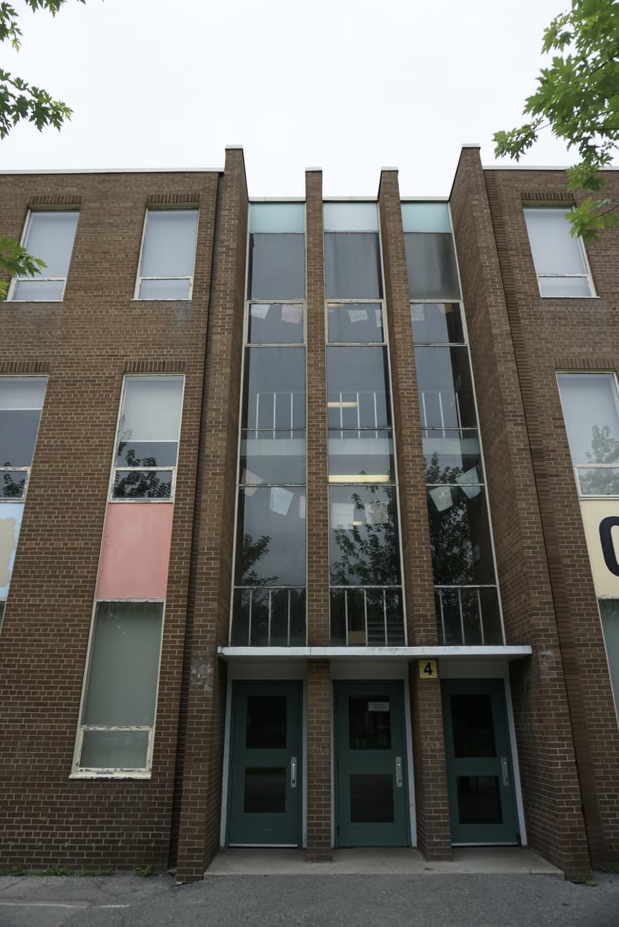 Another view of Clinton Street Junior Public School showing the school grounds and surrounding neighbourhood