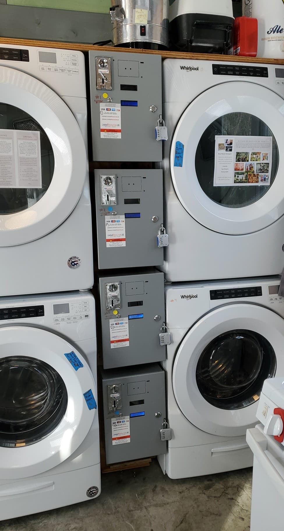 Commercial Laundromat Installation