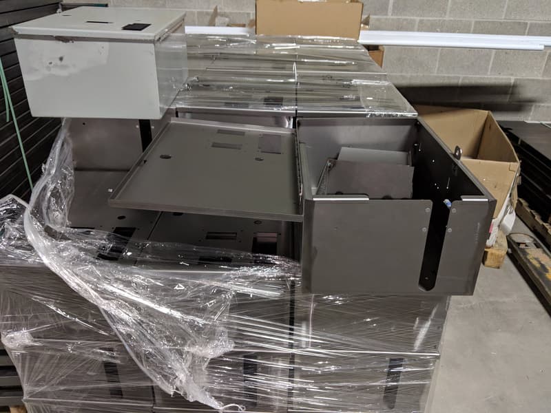 Finished metal parts