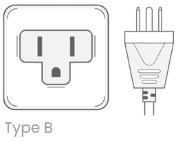 Type B plug - Washer 120V