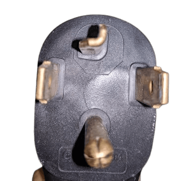 3 prong plug back view