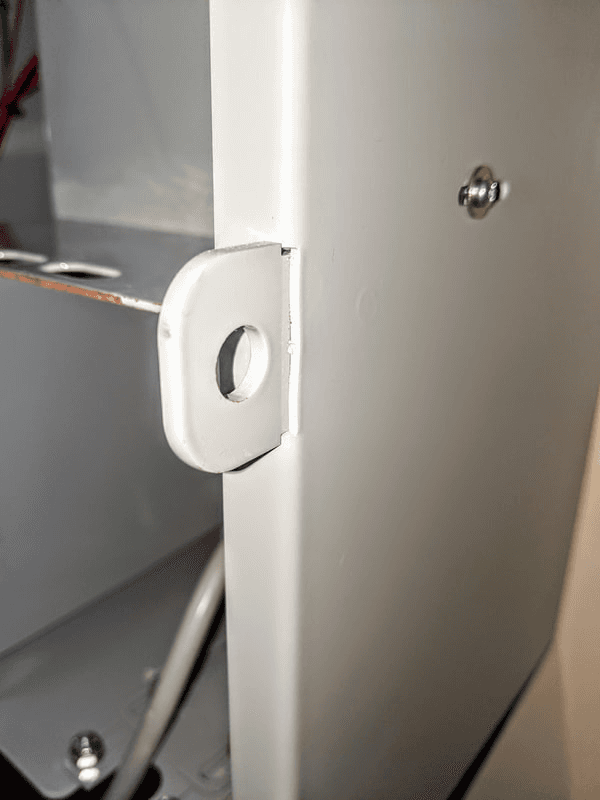 Combination lock mechanism detail