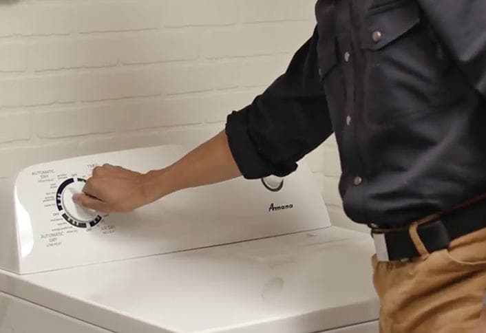 Testing dryer after cord replacement