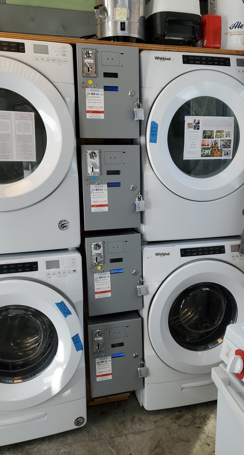 Commercial Laundromat Installation