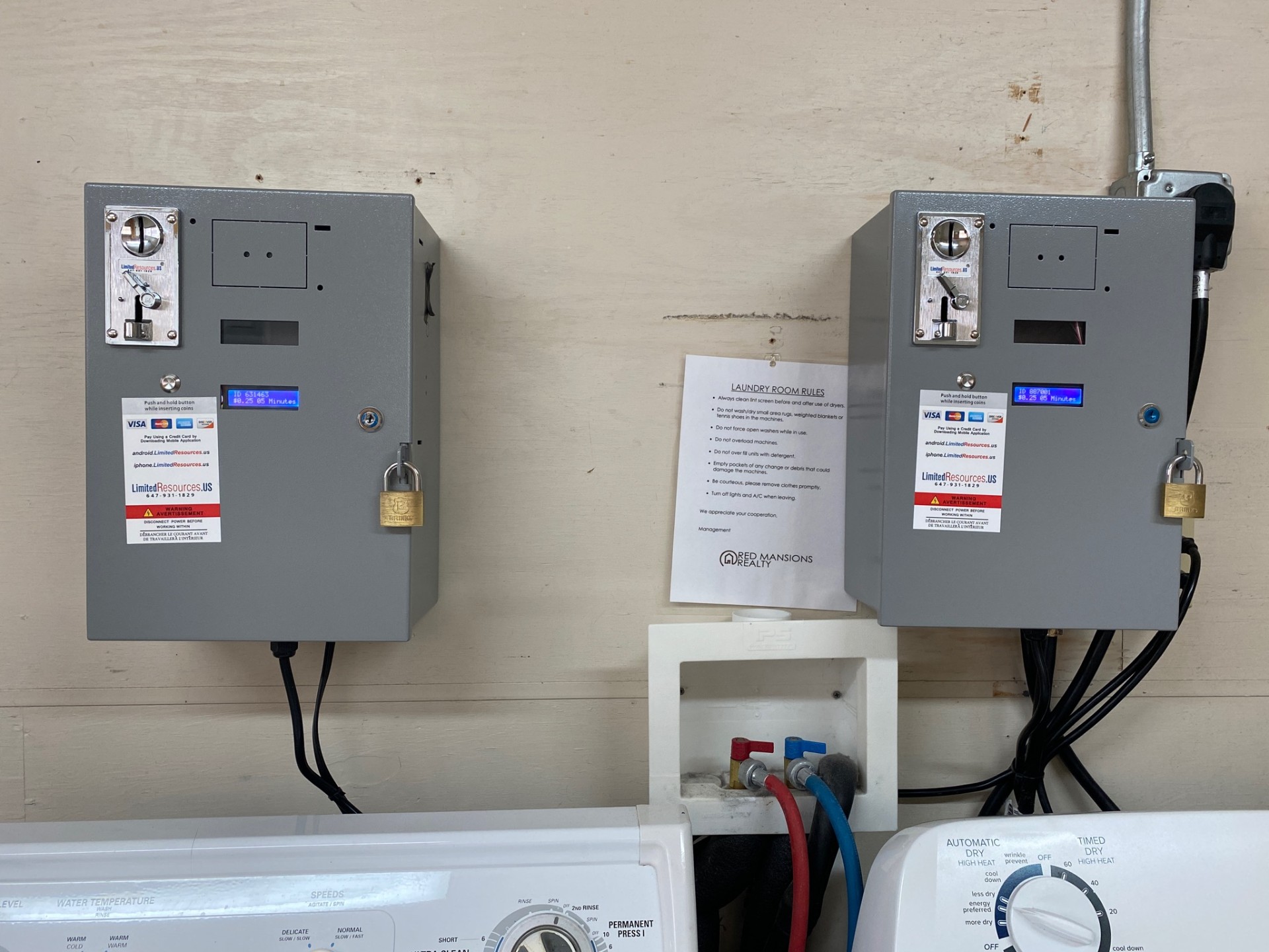 Laundry Room 2-in-1 Timer Setup