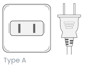 Type A - North American (2-pin)