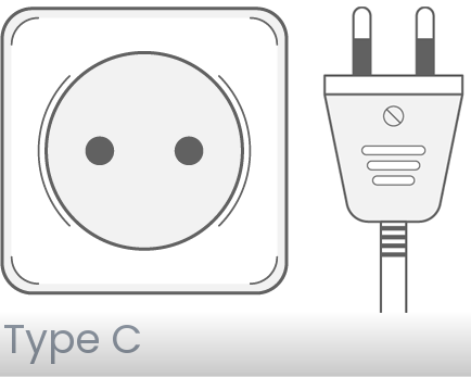 Type C - European (2-pin)