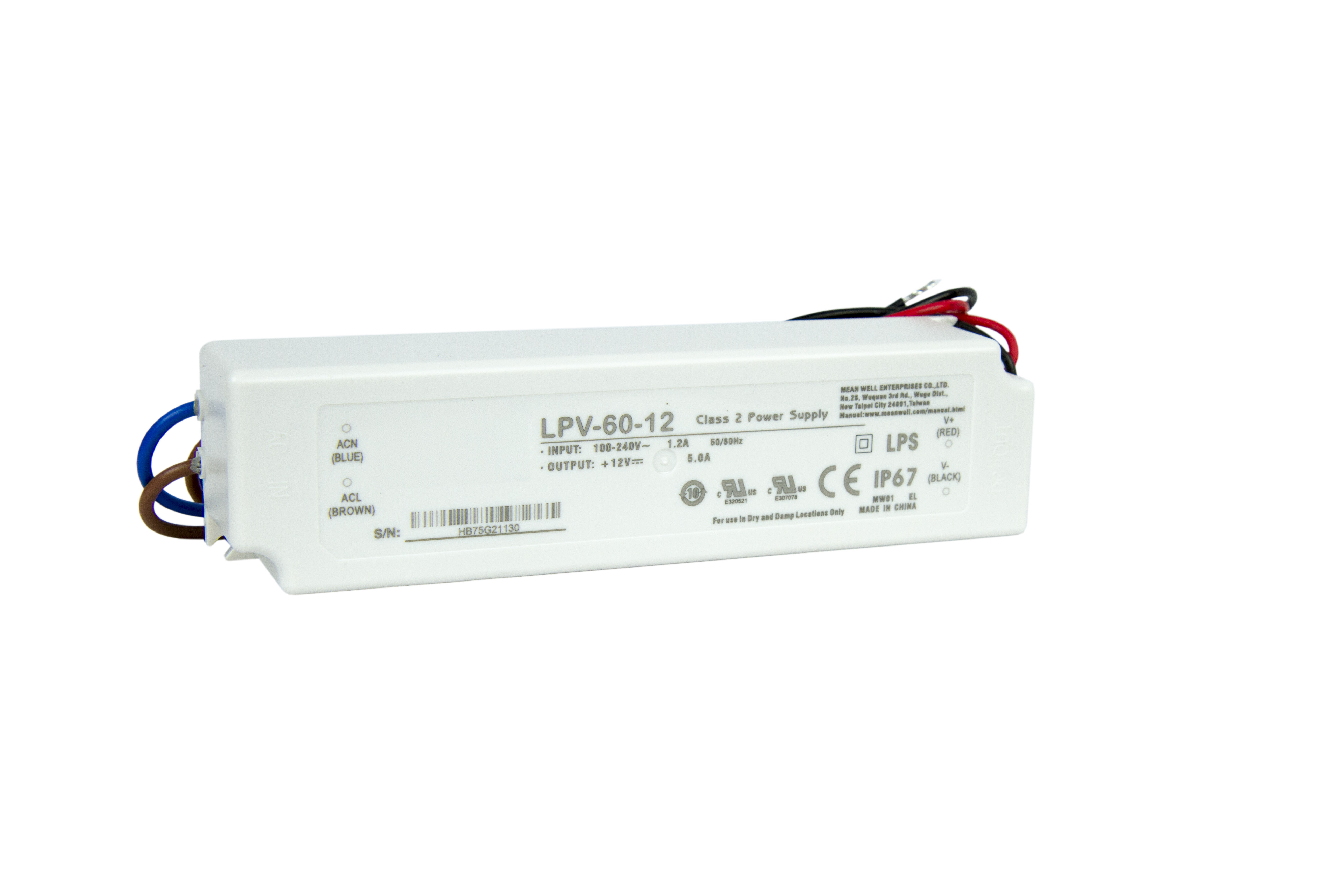 120V to 24V In-Wall Power Adapter