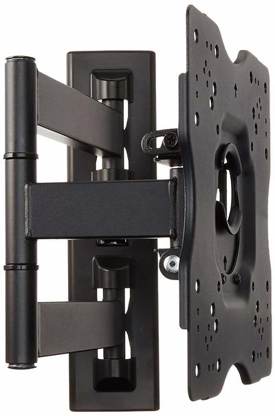 Side view of articulating mount showing full extension and swivel